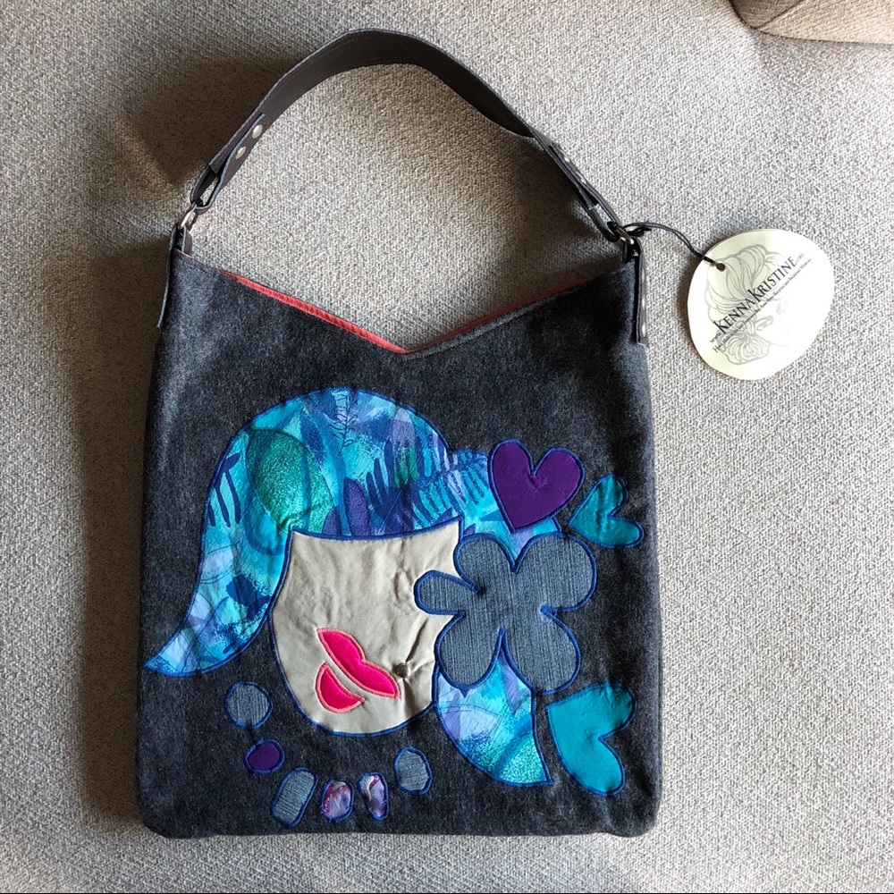 harajuku girl handmade tote